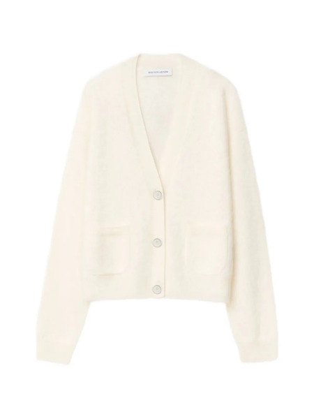  Iris Von Arnim Seraphina Buttoned Cardigan - Neutrals 