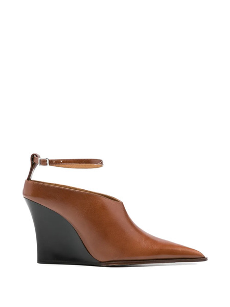  Iro Ankle-strap Pumps - Brown 