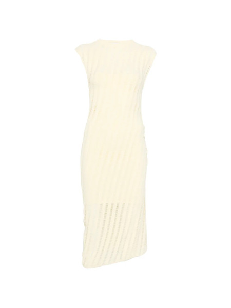  Iro Aysson Striped Gathered Dress - Yellow 