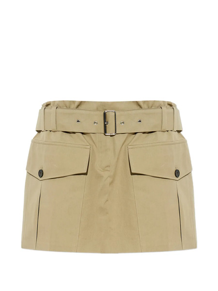  Iro Belted Mini Skirt - Neutrals 