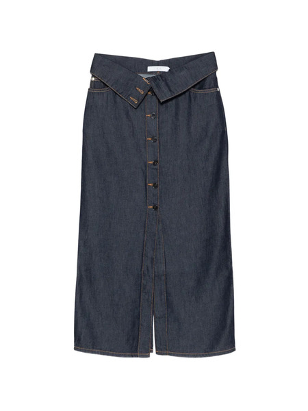  Iro Buttoned Midi Skirt - Blue 