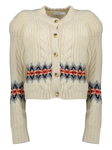  Iro Cable-knit Buttoned Cardigan - Neutrals 