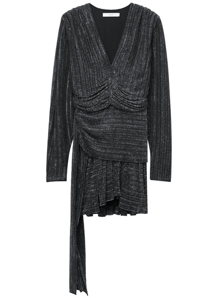  Iro Draped Minidress - Grey 
