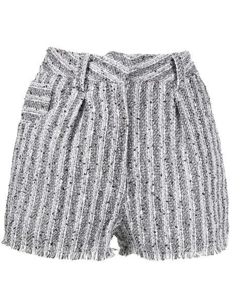  Iro Honza Striped Shorts - Black 