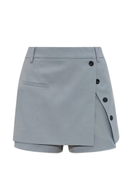  Iro Layered Tailored Shorts - Grey 