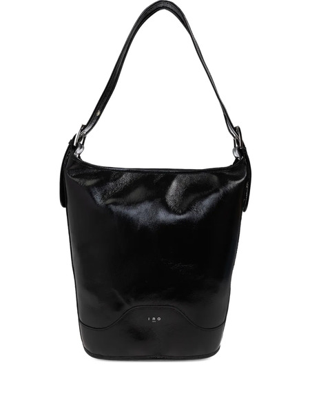  Iro Leather Bucket Bag - Black 