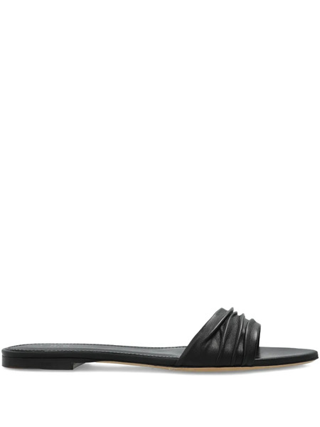  Iro Leather Sandals - Black 