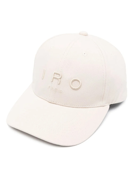  Iro Logo-embroidered Cotton Cap - Neutrals 