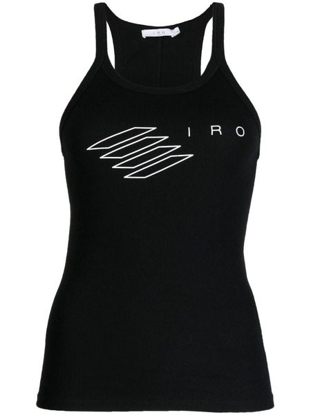  Iro Logo-print Tank Top - Black 