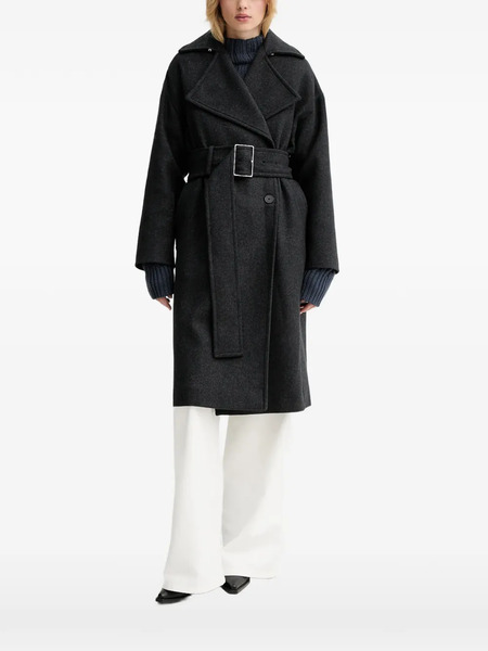  Iro Mealia Belted Coat - Grey 