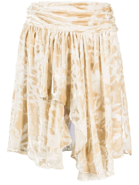 Iro Nepala Asymmetric Miniskirt - Neutrals 