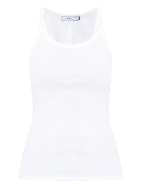  Iro Palissa Ribbed Tank Top - White 
