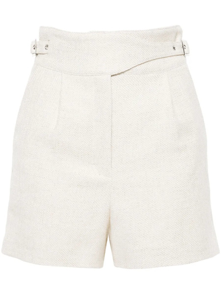  Iro Pleated Textured Shorts - Neutrals 