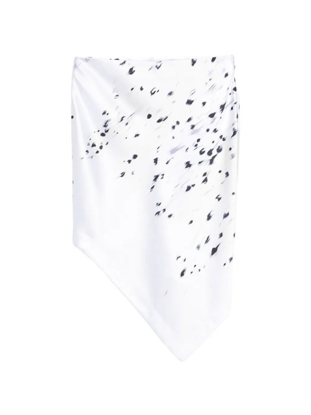  Iro Print Midi Skirt - White 