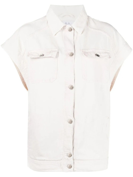  Iro Sena Short-sleeve Shirt - Neutrals 