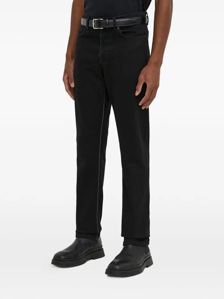 Iro Stitched Logo-detail Jeans - Black 