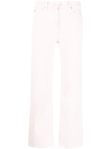  Iro Straight-leg Cropped Jeans - Pink 
