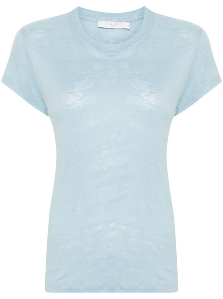  Iro Third Short-sleeve Linen T-shirt - Blue 