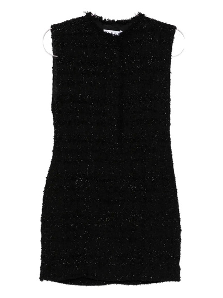  Iro Tweed Sleeveless Mini Dress - Black 