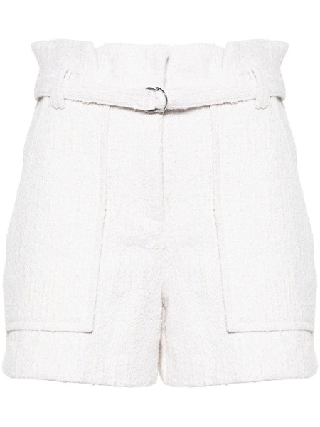  Iro Vanay Tweed Shorts - Neutrals 
