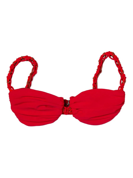  Isa Boulder Braided-strap Bikini Top - Red 
