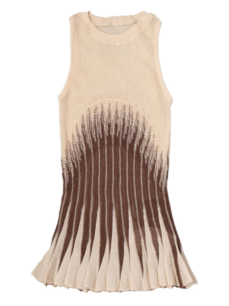 Isa Boulder Ribbed Sleeveless Top - Neutrals 