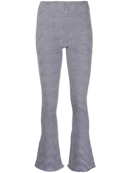  Isa Boulder Tent Mid-rise Flared Trousers - Black 