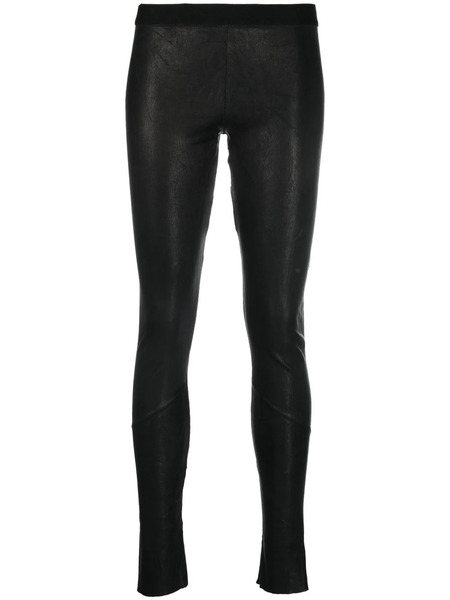  Isaac Sellam Experience Low-rise Leather Leggings - Black 
