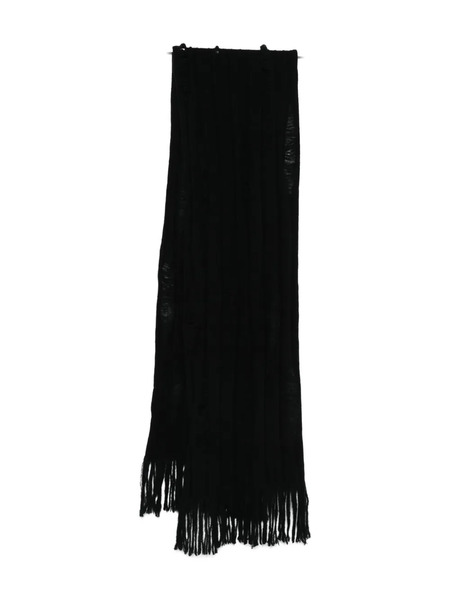  Isabel Benenato Wool Blend Scarf - Black 