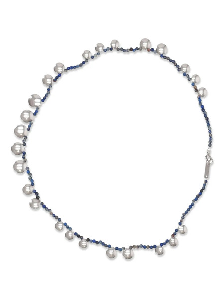  Isabel Marant Adriel Beaded Necklace - Silver 