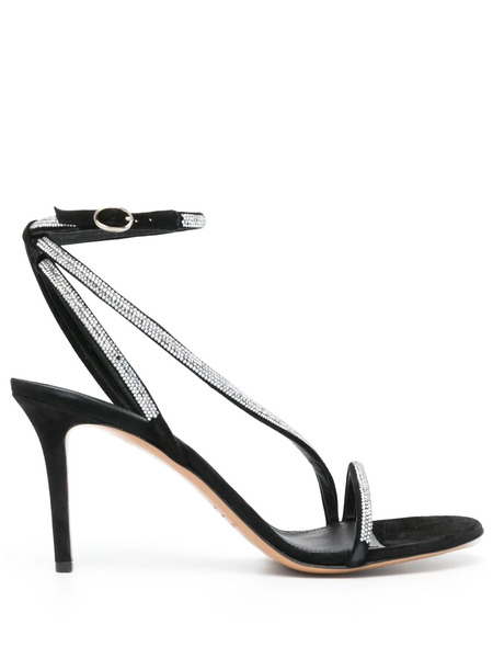  Isabel Marant Atria Crystal-embellished Sandals - Black 