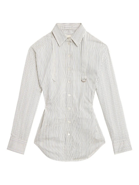  Isabel Marant Aurora Pinstriped Shirt - White 