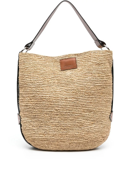  Isabel Marant Bayia Raffia Tote Bag - Neutrals 