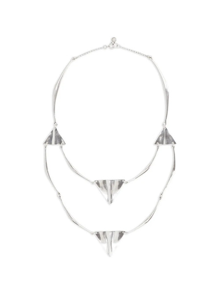 Isabel Marant Blair Triangle-pendant Necklace - Silver 