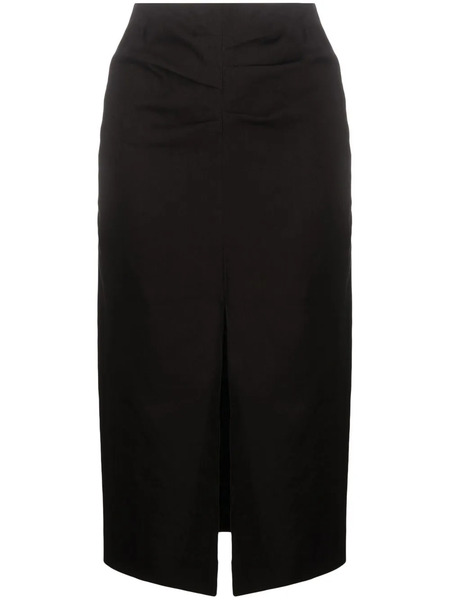  Isabel Marant Box-pleat Pencil Skirt - Black 