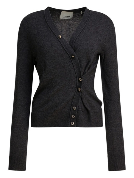 Isabel Marant Carline V-neck Cardigan - Grey 