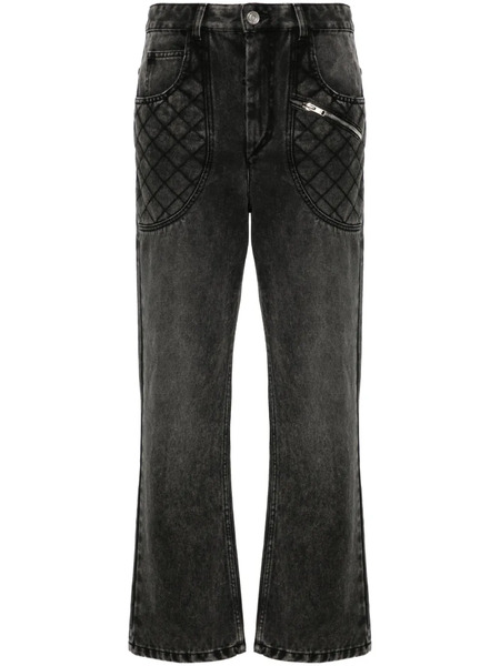  Isabel Marant Casandre Straight-leg Jeans - Grey 