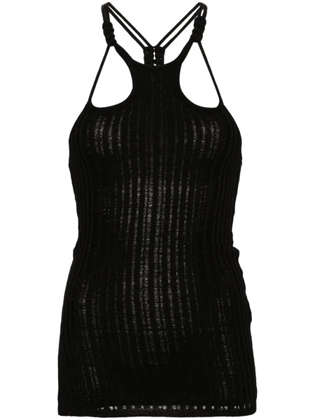  Isabel Marant Debra Fine-ribbed Tank Top - Black 