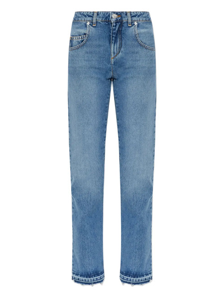  Isabel Marant Denala Frayed Jeans - Blue 