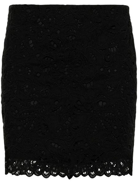  Isabel Marant Dina Embroidered Miniskirt - Black 