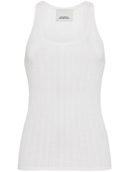 Isabel Marant Dorsia Open-knit Top - White 