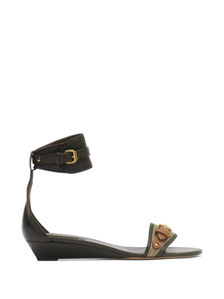  Isabel Marant Edony Ankle-strap Open-toe Sandals - Green 