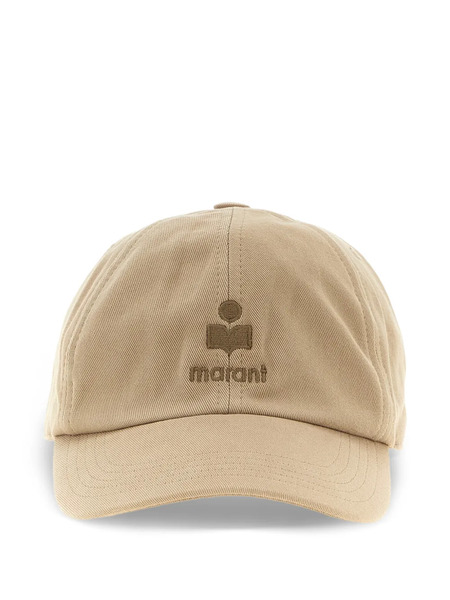  Isabel Marant Embroidered-logo Baseball Cap - Neutrals 