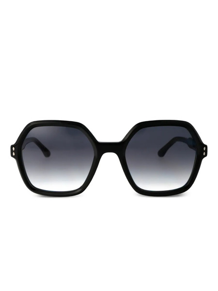  Isabel Marant Eyewear Geometric-frame Sunglasses - Black 