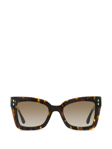  Isabel Marant Eyewear 103/s Geometric-frame Sunglasses - Brown 