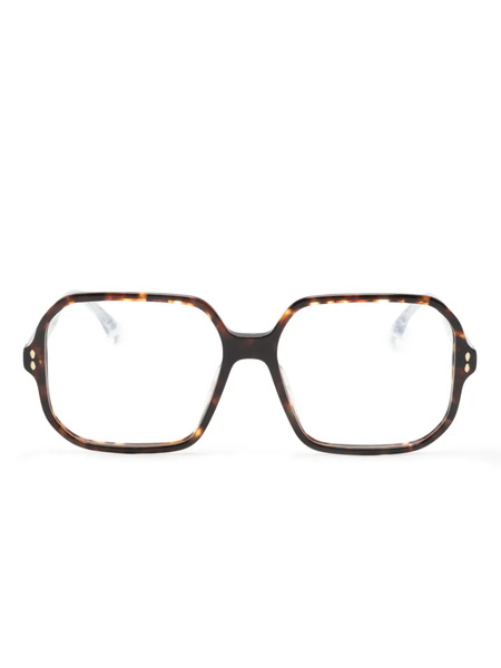  Isabel Marant Eyewear Tortoiseshell Oversize-frame Glasses - Brown 