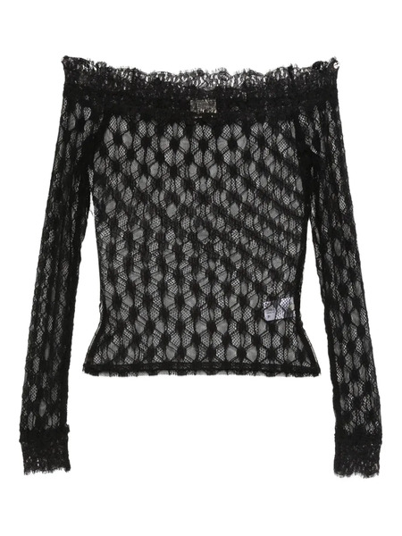  Isabel Marant Floral-lace Top - Black 