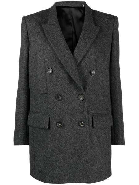  Isabel Marant Floyd Double-breasted Blazer - Grey 