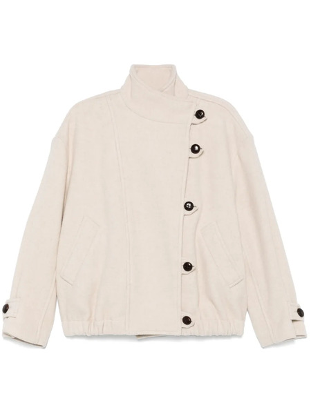  Isabel Marant Hanis Coat - Neutrals 