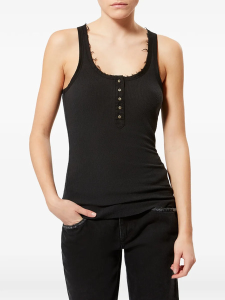  Isabel Marant Helma Button-fastening T-shirt - Black 